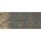 Metallic Gold and Beige Striated Lines Luxury Burnout Brocade