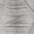 Metallic Black and Silver Striated Lines Luxury Burnout Brocade