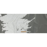 Metallic White Abstract Luxury Burnout Brocade