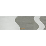 Metallic White Waves Pleated Luxury Burnout Brocade