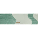 Metallic Seafoam Waves Pleated Luxury Burnout Brocade