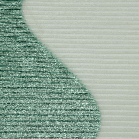 Metallic Seafoam Waves Pleated Luxury Burnout Brocade