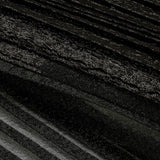 Metallic Black Waves Pleated Luxury Burnout Brocade
