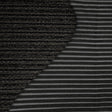 Metallic Black Waves Pleated Luxury Burnout Brocade