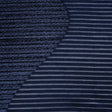 Metallic Navy Blue Waves Pleated Luxury Burnout Brocade
