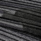 Metallic Silvery and Purple Ash Waves Pleated Luxury Burnout Brocade