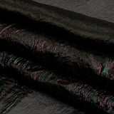 Metallic Vitality, Evergreen and Gunpowder Flashy Flowers Luxury Burnout Brocade