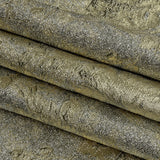 Metallic Ice Palace and Gold Crackled Floral Luxury Brocade