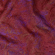 Metallic Purple, Magenta and Gold Rose Garden Linework Luxury Brocade