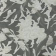 Metallic Lacquer Roses Luxury Burnout Brocade