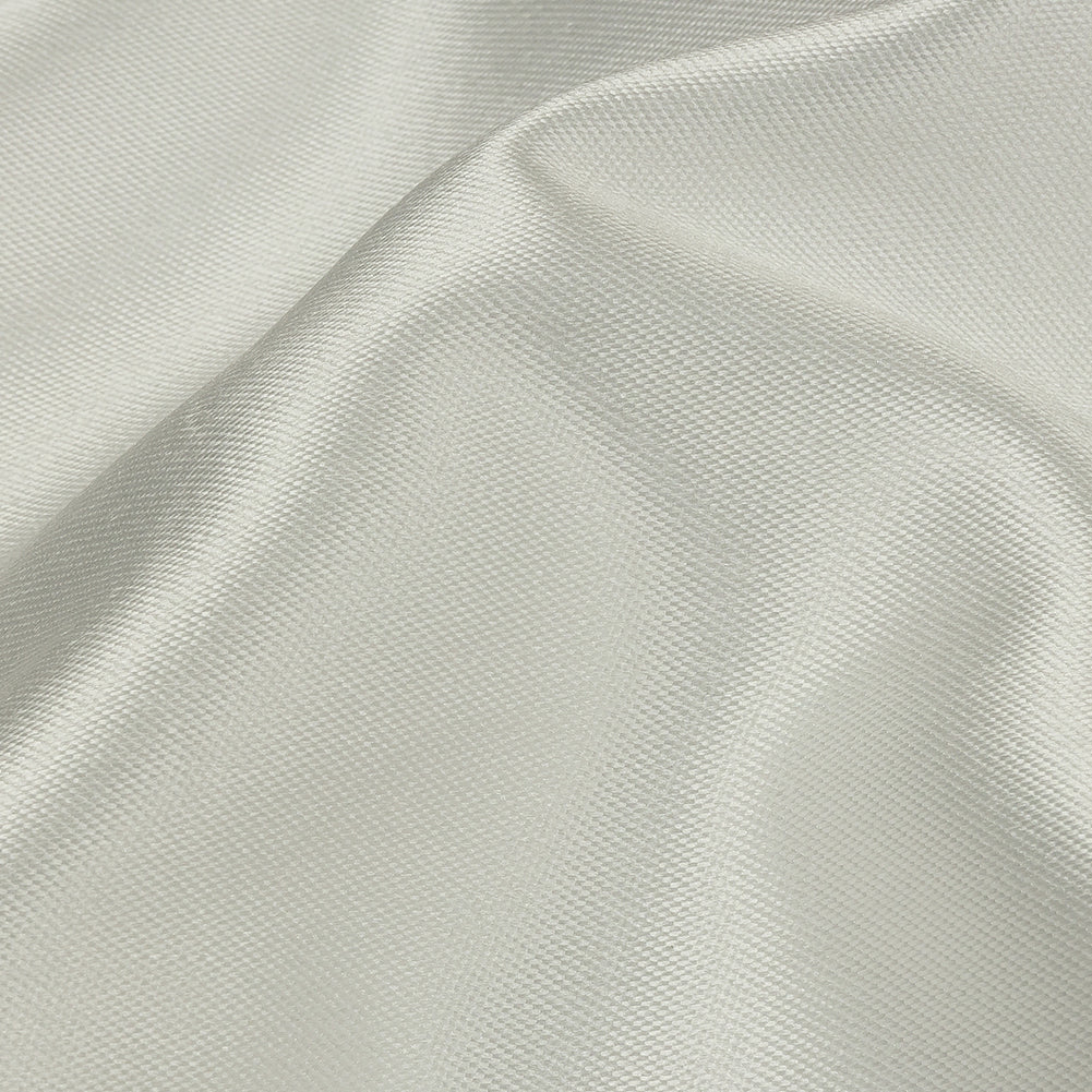 Olwyn Metallic White Double Faced Luxury Mikado