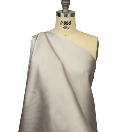 Olwyn Metallic Beige Double Faced Luxury Mikado
