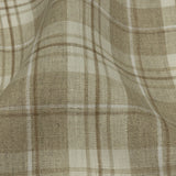 Beige and Cream Plaid Lightweight Linen Woven