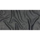 Metallic Silver and True Navy Foiled Medium Weight Linen Woven