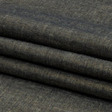 Metallic Gold and True Navy Foiled Medium Weight Linen Woven