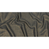 Metallic Gold and True Navy Foiled Medium Weight Linen Woven