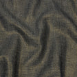 Metallic Gold and True Navy Foiled Medium Weight Linen Woven