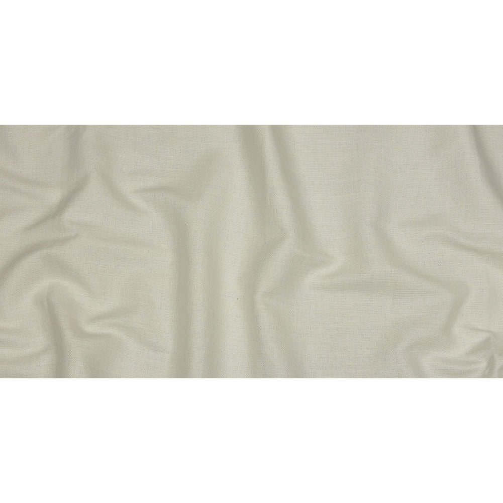 Ivory Linen and Cotton Basketweave Canvas