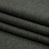 Famous Designer Heathered Gray Blended Wool Double Knit