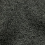 Famous Designer Heathered Gray Blended Wool Double Knit