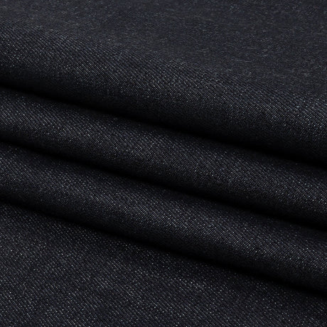 Italian Dark Indigo Cotton Twill Denim