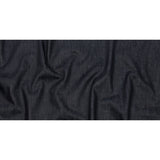 Italian Dark Indigo Cotton Twill Denim