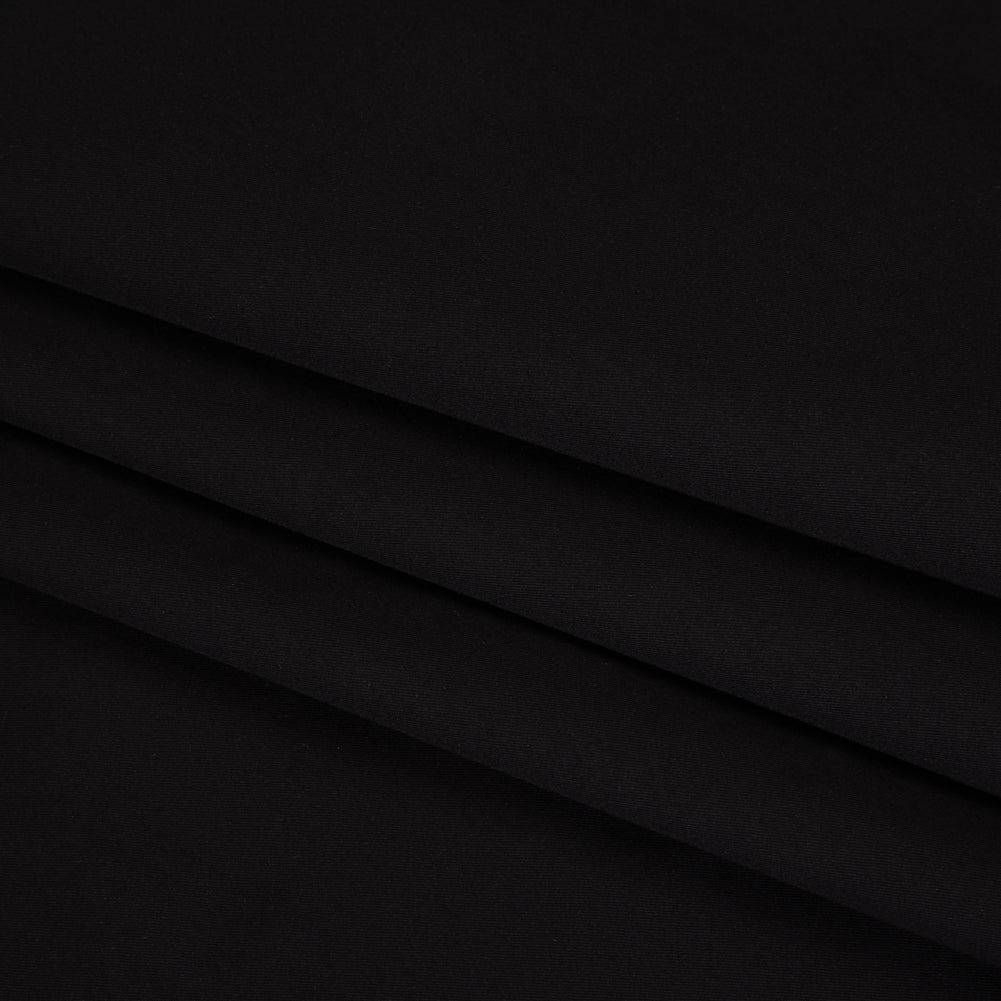 Stretch Cotton and Viscose Twill by Theory - Black - Designer Deadstock