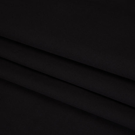 Stretch Cotton and Viscose Twill by Theory - Black - Designer Deadstock