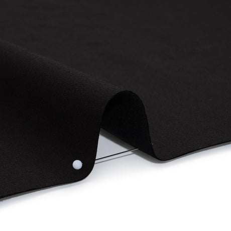 Stretch Cotton and Viscose Twill by Theory - Black - Designer Deadstock