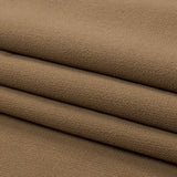 Tan Wool Crepe Double Cloth