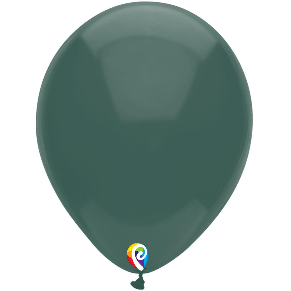 Latex Balloons 12 Inch Hunter Green