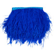 Ostrich Feather Fringe Trim 5" Single Ply - Blue - Aviana Collection