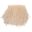 Ostrich Feather Fringe Trim 5" Single Ply - Peach - Aviana Collection