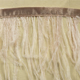 Ostrich Feather Fringe Trim 5" Single Ply - Nude - Aviana Collection