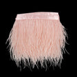 Ostrich Feather Fringe Trim 5" Single Ply - Baby Pink - Aviana Collection