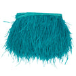 Ostrich Feather Fringe Trim 5" Single Ply - Turquoise - Aviana Collection