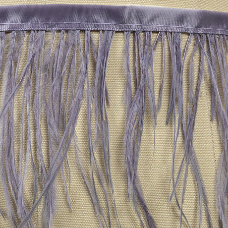Ostrich Feather Fringe Trim 5" Single Ply - Iris - Aviana Collection