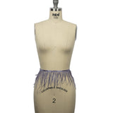 Ostrich Feather Fringe Trim 5" Single Ply - Iris - Aviana Collection