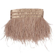 Ostrich Feather Fringe Trim 5" Single Ply - Blush - Aviana Collection
