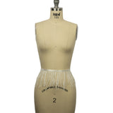 Ostrich Feather Fringe Trim 5" Single Ply - Snow White - Aviana Collection