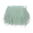 Ostrich Feather Fringe Trim 5" Single Ply - Seafoam - Aviana Collection