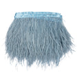 Ostrich Feather Fringe Trim 5" Single Ply - Periwinkle - Aviana Collection