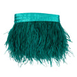 Ostrich Feather Fringe Trim 5" Single Ply - Teal - Aviana Collection