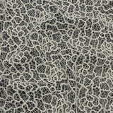 Guipure Lace with Glitter - White Meandering Lines
