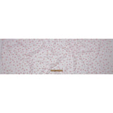 3D Puffy Glitter Tulle - Baby Pink and White Flowers and Geometric Stems