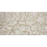 Beige and Silver Abstract Glitter Tulle