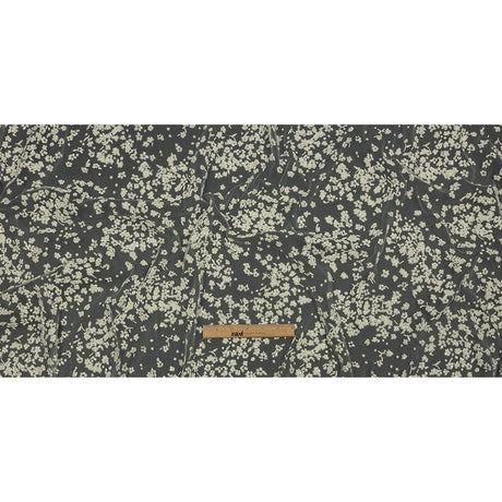 3D Puffy Glitter Tulle - White Floral