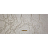 3D Puffy Glitter Tulle - Caramel and White Geometric Gradient