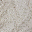 3D Puffy Glitter Tulle - Caramel and White Geometric Gradient