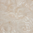 3D Fabric Roses Glitter Tulle - Champagne